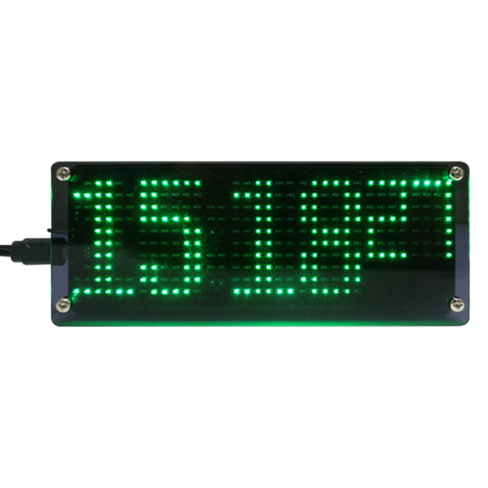 DIY Digital Dot Matrix Clock E - огляд і ціна Diy Electronics Learning Kit