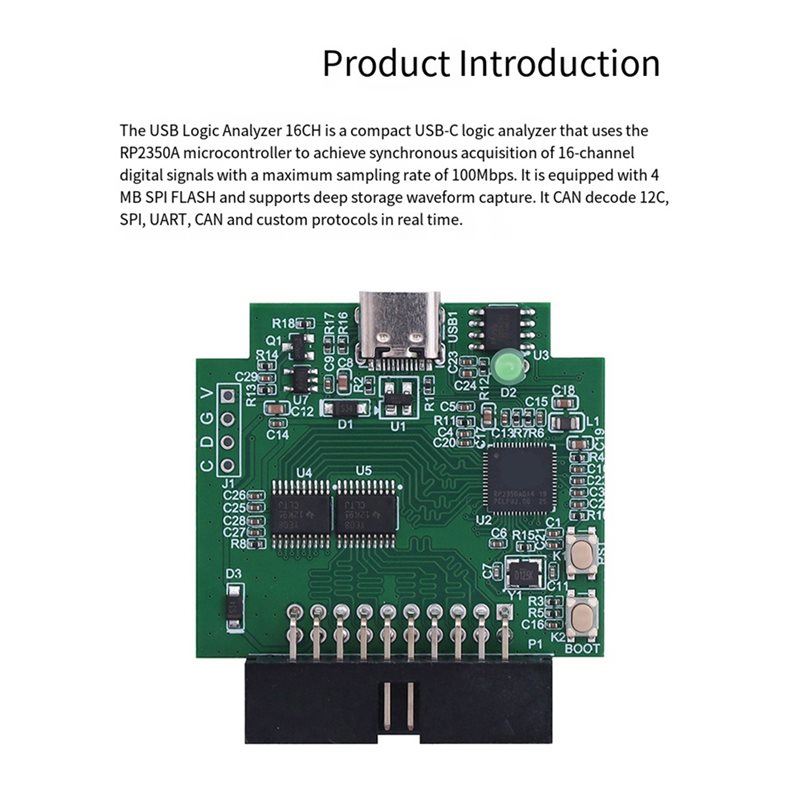 AAAF RP2350A Microcontroller 1 - огляд і ціна Logic Analyzer Usb