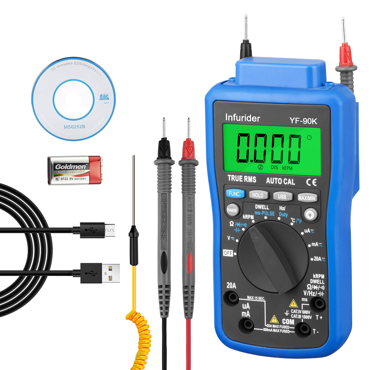 HoldPeak HP-90K Engine Analyze - огляд і ціна Logic Analyzer Usb