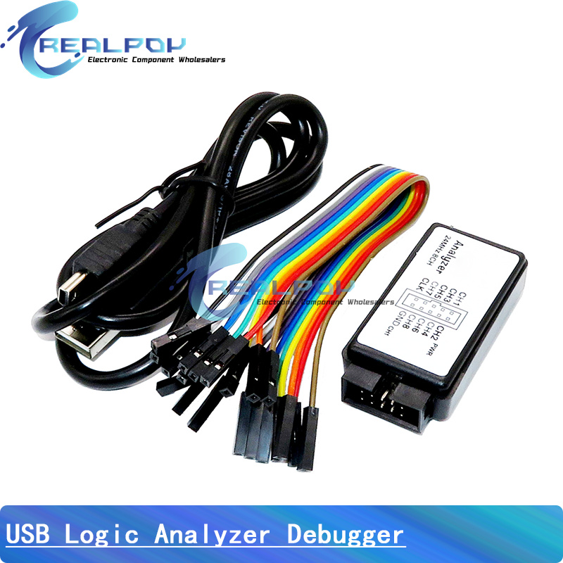 USB Logic Analyzer 24MHz 8 Cha - огляд і ціна Logic Analyzer Usb