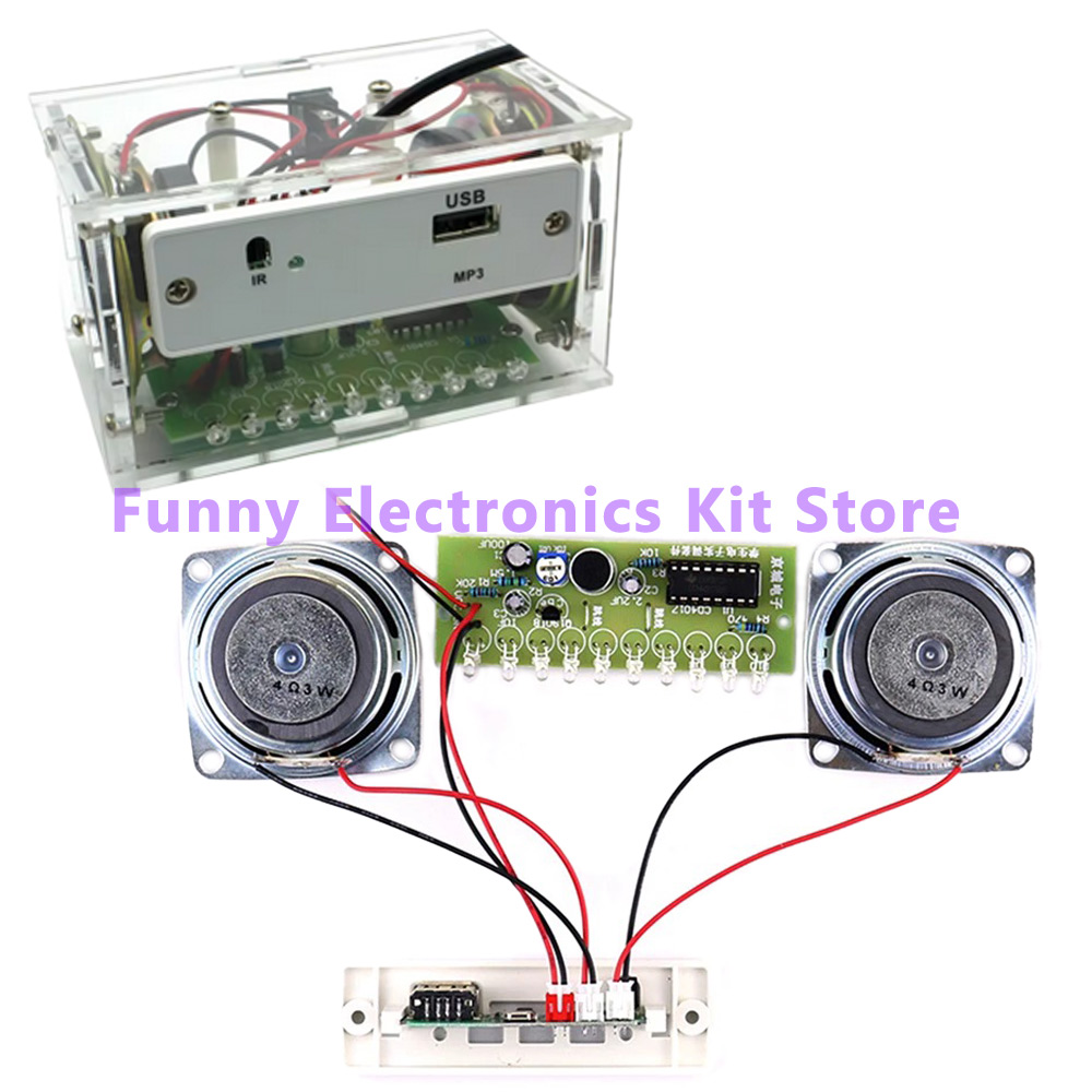 DIY White Stereo Bluetooth Spe - огляд і ціна Diy Electronics Learning Kit