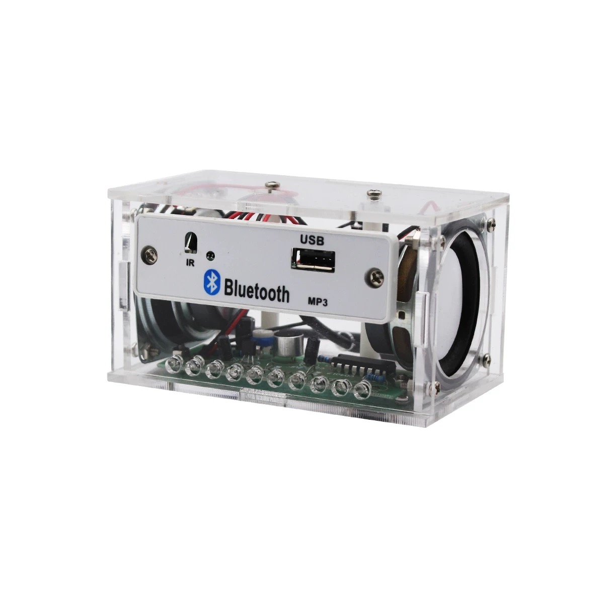 DIY White Stereo Bluetooth Spe - огляд і ціна Diy Electronics Learning Kit