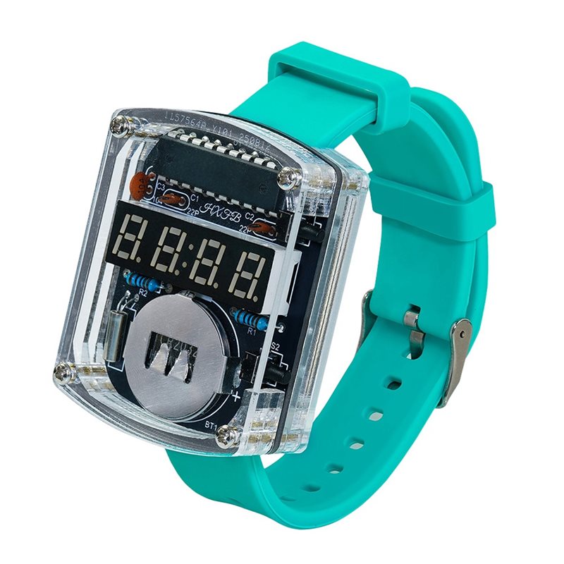2X DIY Watch LED Watch Electro - огляд і ціна Diy Electronics Project Kit