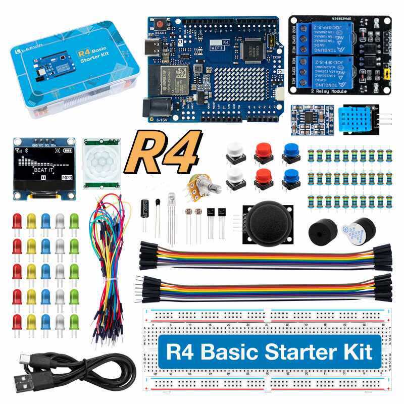 UNO R4 WiFi Compatible Develop - огляд і ціна Diy Electronics Project Kit