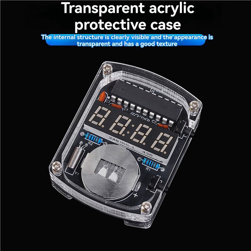 2X DIY Watch LED Watch Electro - огляд і ціна Diy Electronics Project Kit
