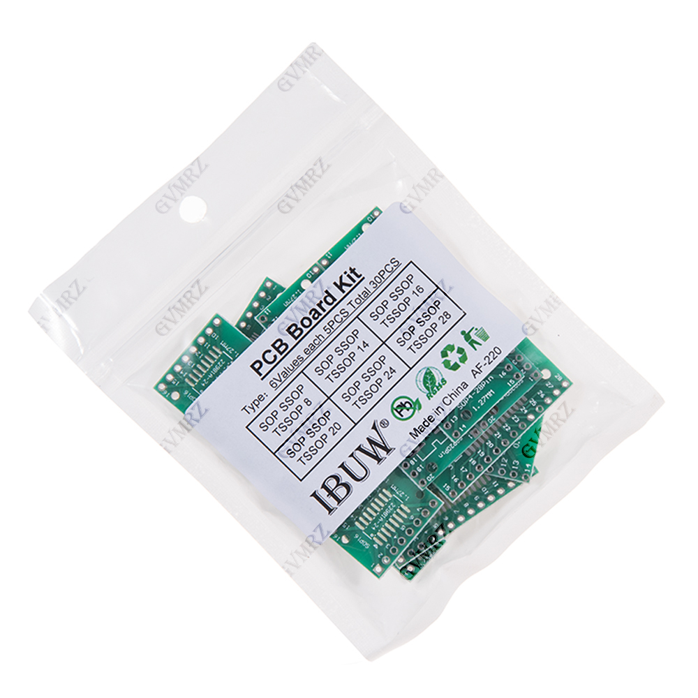 30PCS 6Values SOP SSOP TSSOP P - огляд і ціна Diy Electronics Project Kit