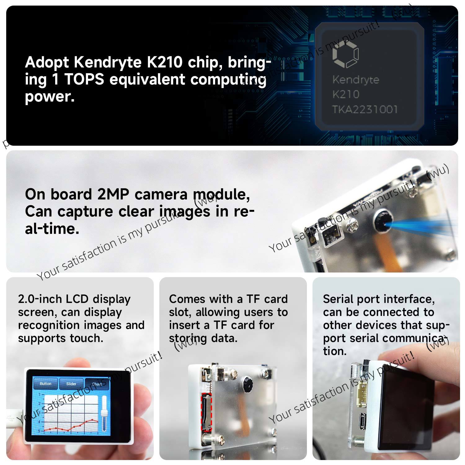K210 Visual Recognition Module - огляд і ціна Diy Electronics Learning Kit