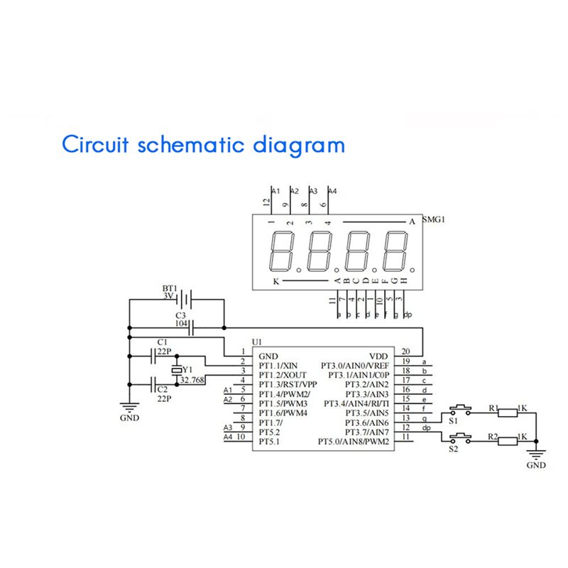 2X DIY Watch LED Watch Electro - огляд і ціна Diy Electronics Project Kit
